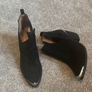 Jeffrey Campbell Cromwell Suede Western Inspired Booties